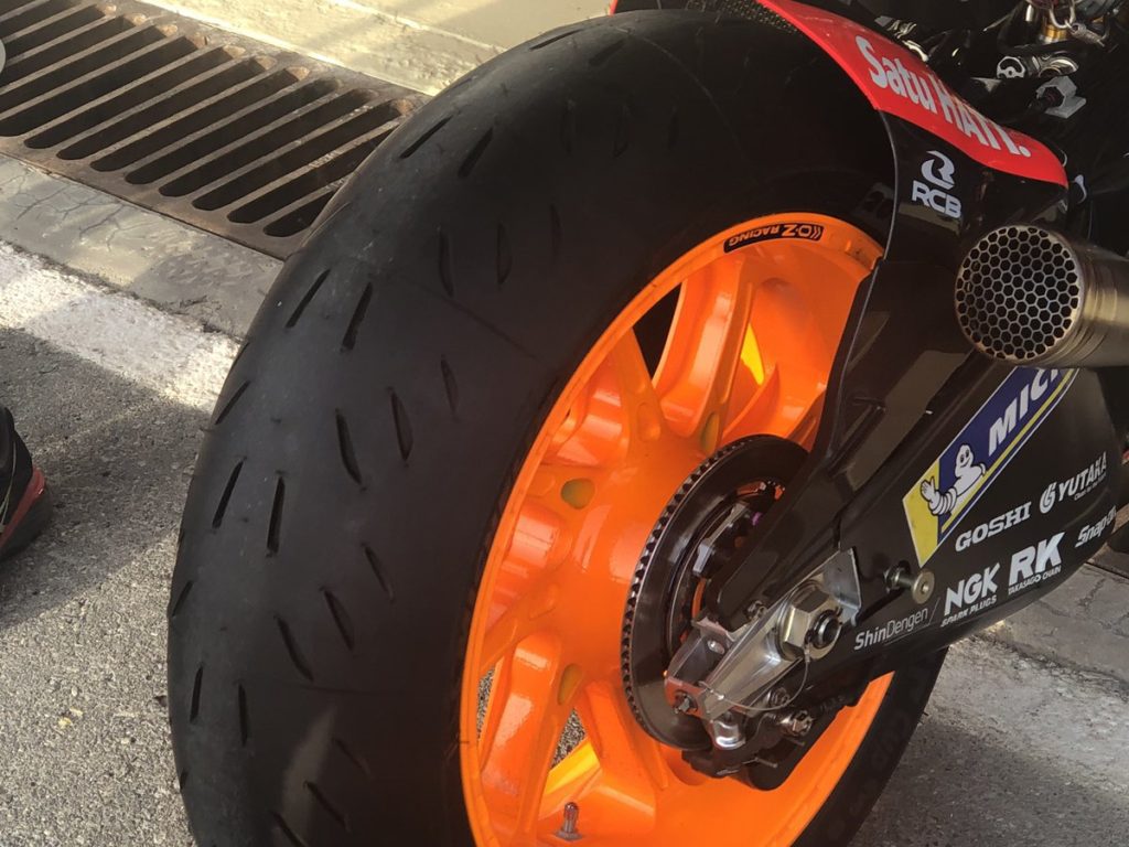 Moto GP transport tyre
