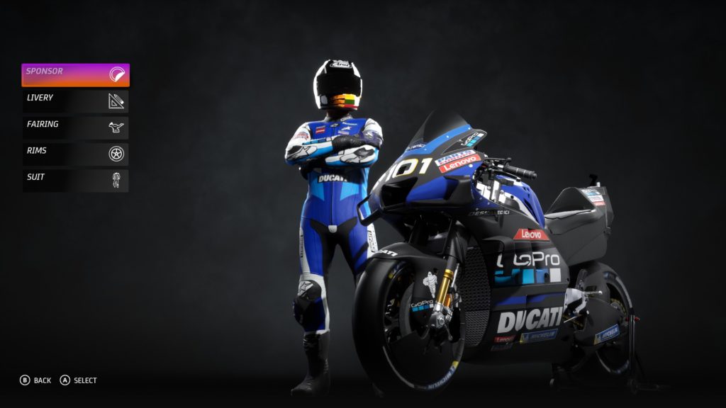 Moto GP20 Custom teams