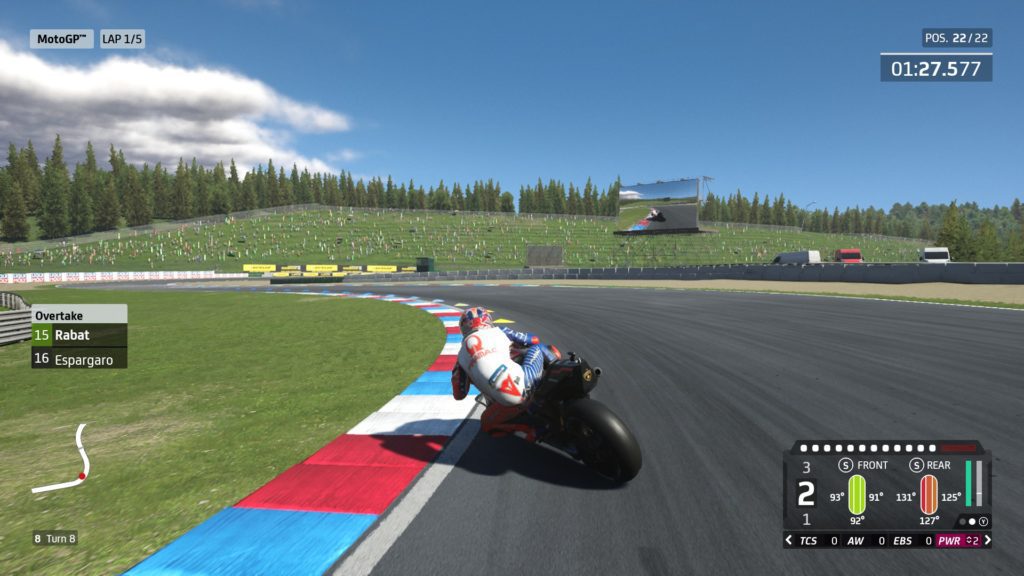 Moto GP20 tyre wear